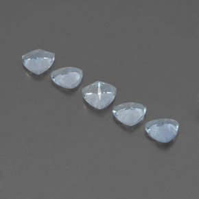 Aquamarine Gemstone in 5.2 x 5.1 mm Size for Sale, Aquamarine Stone in Light Blue Color