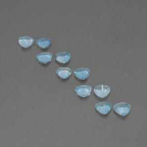 Aquamarine Gemstone in 4.2 x 4.2 mm Size for Sale, Aquamarine Stone in Light Blue Color