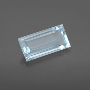 2.2 carat Baguette 12.1x6.1 mm Blue Aquamarine Gemstone