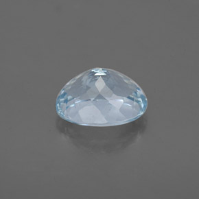 Aquamarine Gemstone in 8.5 x 6.9 mm Size for Sale, Aquamarine Stone in Light Blue Color