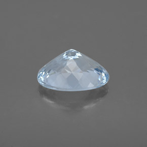 Aquamarine Gemstone in 9.4 x 7.1 mm Size for Sale, Aquamarine Stone in Light Blue Color