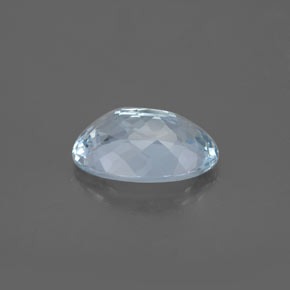Aquamarine Gemstone in 9.9 x 6.7 mm Size for Sale, Aquamarine Stone in Light Blue Color