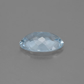Aquamarine Gemstone in 9.4 x 6.3 mm Size for Sale, Aquamarine Stone in Light Blue Color
