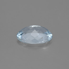 Aquamarine Gemstone in 9.2 x 6.5 mm Size for Sale, Aquamarine Stone in Light Blue Color