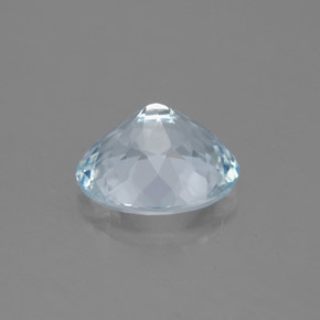 Aquamarine Gemstone in 8.8 x 7.4 mm Size for Sale, Aquamarine Stone in Light Blue Color