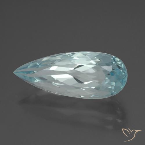 Best Aquamarine for a Teardrop Necklace | Large Size, AAA Color