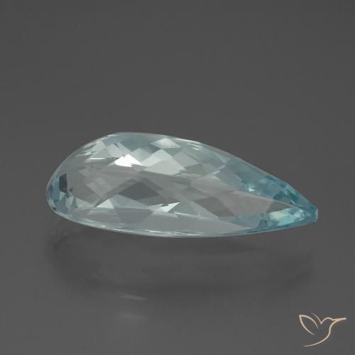 Best Aquamarine for a Teardrop Necklace | Large Size, AAA Color