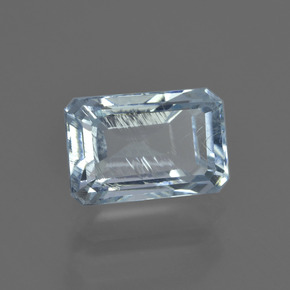 2.47 ct Blue Aquamarine Stone, Natural Aquamarine in Octagon Facet Shape for Sale