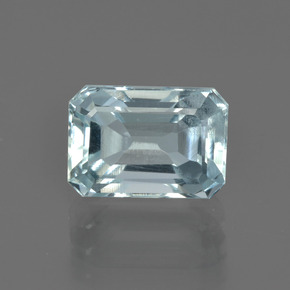 2.07 ct Blue Aquamarine Gemstone, Aquamarine Gem in Octagon Facet Shape for Sale.
