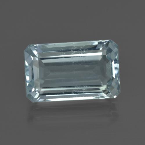 Aigue marine Bleu octagon facet de l'Inde, 14,1 x 8,7mm, poids de 6,57 ct, pierre gemme naturelle Non traité de pureté VS, 1 pièce d'aigue-marine, couleur Bleu clair, dureté Mohs de 7.5 à 8 convient aux bijoux de tous les jours, pierre de sagesse, Débloque le chakra de la gorge, Photo A