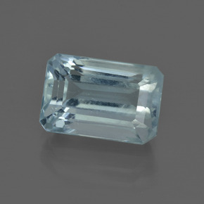 Blue Aquamarine 5.2ct Octagon / Emerald Cut from India Gemstone