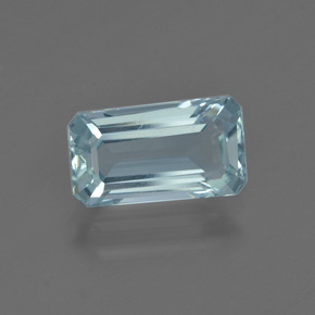 1.66 ct Blue Aquamarine Gemstone, Aquamarine Gem in Octagon Facet Shape for Sale.