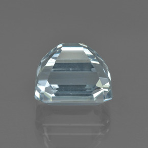 5.2 carat Octagon / Emerald Cut 10.2x8.6 mm Blue Aquamarine Gemstone