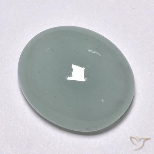 Aquamarine Gemstone in 15.7 x 13.1 mm Size for Sale, Aquamarine Stone in Light Blue Color