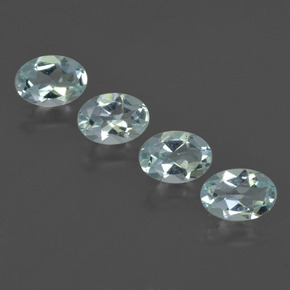 Небесно Голубой Аквамарин Камень - 0.6ct Фасетный Овал (ID: 418858)