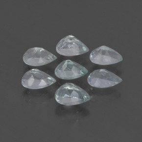 Aquamarine Gemstones in 6 x 4 mm (calibrated) Size for Sale, Aquamarine Stones in Light Blue Color
