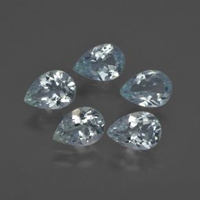 0.6ct Pear Facet Light Blue Aquamarine Gem for sale 0.6ct Pear Facet Light Blue Aquamarine Gem (ID: 419352)