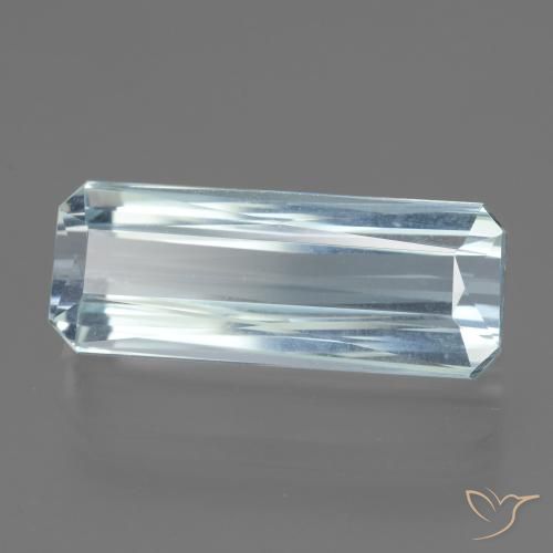 15.37 ct Blue Aquamarine Stone, Natural Aquamarine in Octagon / Scissor Cut Shape for Sale