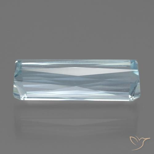 Aquamarine Gemstone in 23.7 x 9.2 mm Size for Sale, Aquamarine Stone in Baby Blue Color