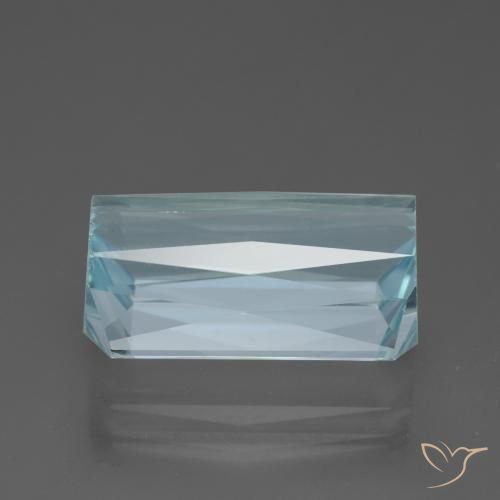 Aquamarine Gemstone in 17.4 x 10 mm Size for Sale, Aquamarine Stone in Baby Blue Color
