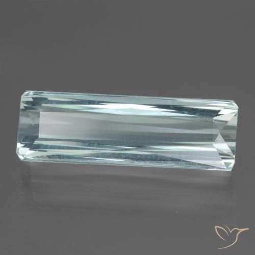 13.90 ct Blue Aquamarine Stone, Natural Aquamarine in Octagon / Scissor Cut Shape for Sale