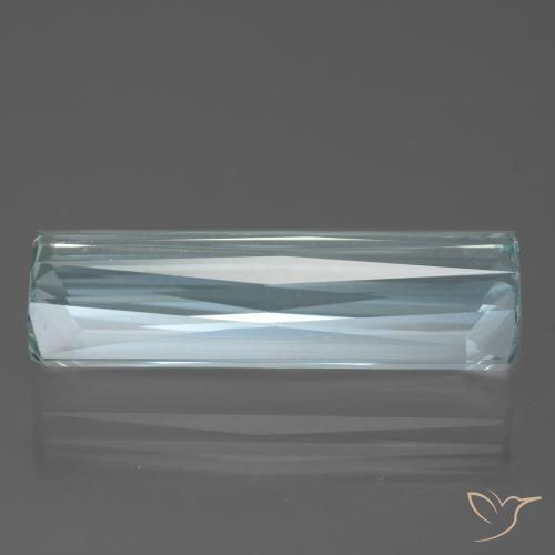 Aquamarine Gemstone in 25.6 x 8.4 mm Size for Sale, Aquamarine Stone in Light Aqua Blue Color