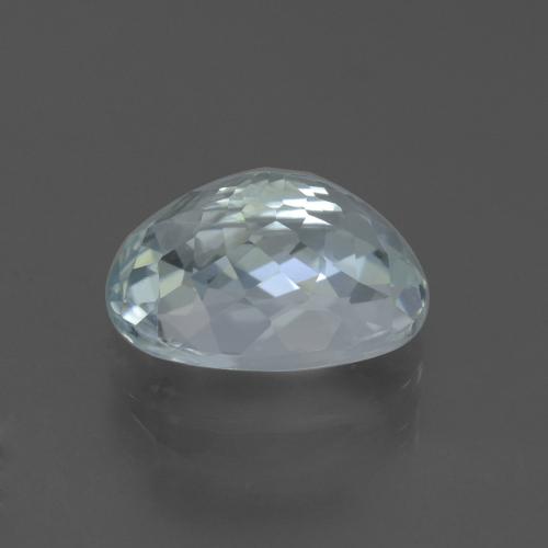Aquamarine Gemstone in 10.7 x 7.8 mm Size for Sale, Aquamarine Stone in Light Aqua Blue Color