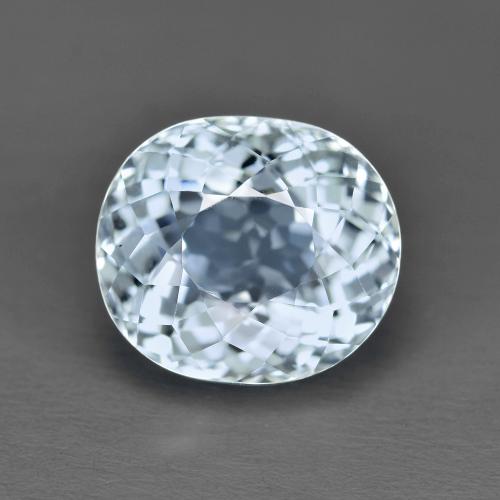 Sky Blue Aquamarine Gem - 4.4ct Oval Portuguese-Cut (ID: 450914)