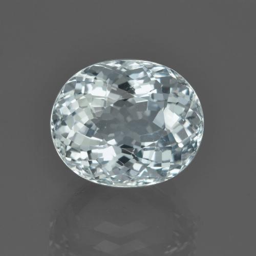 Light Blue Aquamarine Gem - 5.3ct Oval Portuguese-Cut (ID: 453032)