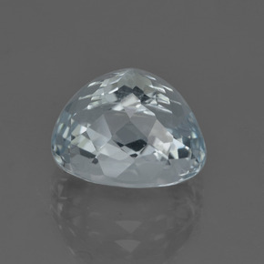 Aquamarine Gemstone in 11.3 x 9.4 mm Size for Sale, Aquamarine Stone in Light Blue Color