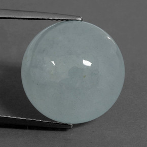 18.1ct Round Cabochon Light Blue Aquamarine Gem for sale 18.1ct Round Cabochon Light Blue Aquamarine Gem (ID: 458800)