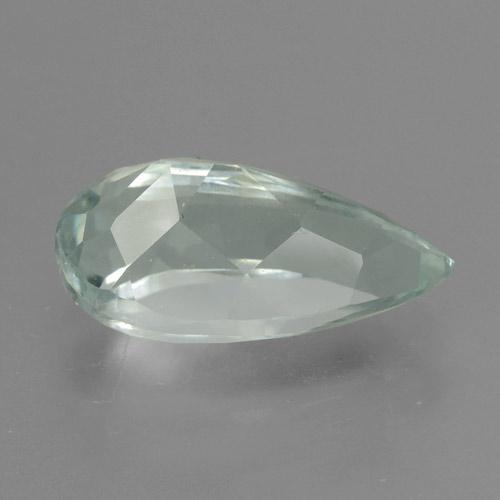 Aquamarine Gemstone in 12.6 x 6.8 mm Size for Sale, Aquamarine Stone in Very Light Greenish White Color
