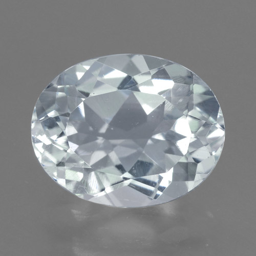 Aigue marine Blanc oval facet 2,32 ct de Madagascar, dimension 10 x 8mm, pierre gemme naturelle Non traité, pureté vvs-vs, 1 pièce Aigue marine de couleur Blanc bleuâtre, dureté Mohs de 7.5 à 8 convient aux bijoux de tous les jours, pierre de sagesse, Pierre du zodiaque Poissons, Photo A