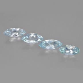 Himmerlblau Aquamarin Edelstein - 0.7ct Marquiseschliff (ID: 464858)