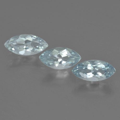 Azzurro Acquamarina Gem - 0.5ct Marquise sfaccettato (ID: 464872)