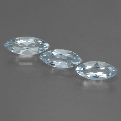 Azzurro Acquamarina Gem - 0.5ct Marquise sfaccettato (ID: 464916)