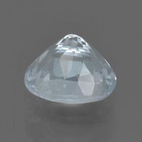 Aquamarine Gemstone in 6.7 x 5.3 mm Size for Sale, Aquamarine Stone in Bluish White Color