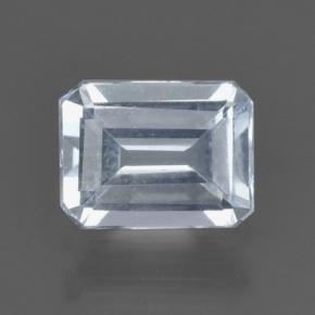 Bläulich-weiß Aquamarin Edelstein - 0.8ct Octagon Stufenschliff (ID: 465687)