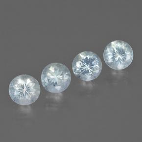 2.26 ctw Blue Aquamarine Stones, Natural Aquamarine in Round Facet Shape for Sale