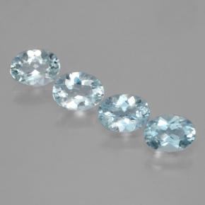 0.6ct Oval Facet Light Blue Aquamarine Gem for sale 0.6ct Oval Facet Light Blue Aquamarine Gem (ID: 465854)