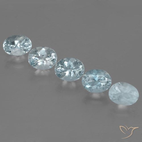 3.83ctw Natural Light Blue Aquamarine, Oval, VS