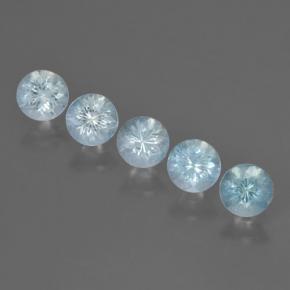 0.4ct Round Facet Light Blue Aquamarine Gem for sale 0.4ct Round Facet Light Blue Aquamarine Gem (ID: 465937)
