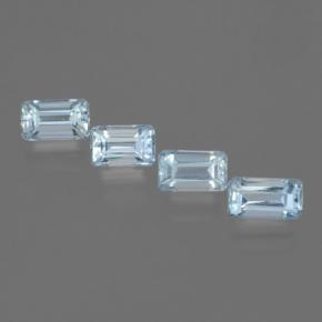 0.7ct Octagon Step Cut Light Blue Aquamarine Gem for sale 0.7ct Octagon Step Cut Light Blue Aquamarine Gem (ID: 466054)