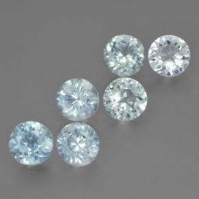 0.6ct Round Facet Light Blue Aquamarine Gem for sale 0.6ct Round Facet Light Blue Aquamarine Gem (ID: 466090)