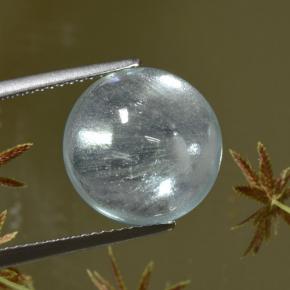 6.6ct Round Cabochon Light Blue Aquamarine Gem for sale 6.6ct Round Cabochon Light Blue Aquamarine Gem (ID: 467699)