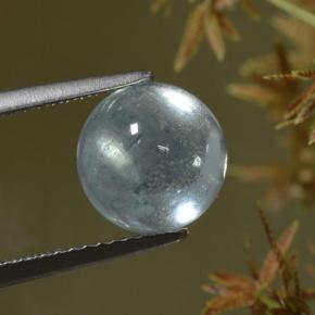 2.5ct Round Cabochon Light Blue Aquamarine Gem for sale 2.5ct Round Cabochon Light Blue Aquamarine Gem (ID: 467700)