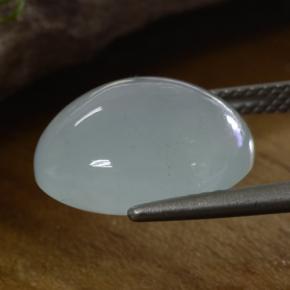 Aquamarine Gemstone in 14 x 12 mm (calibrated) Size for Sale, Aquamarine Stone in Bluish White Color