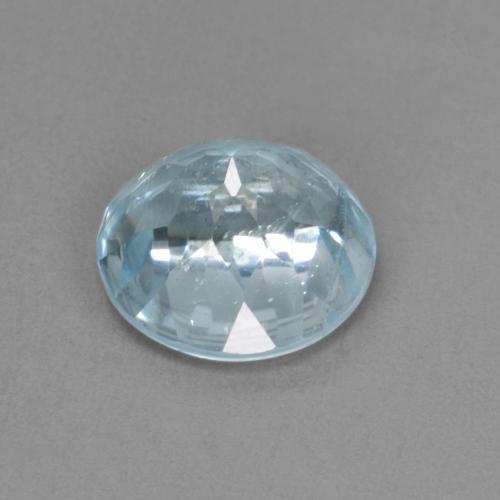 Aquamarine Gemstone in 7.5 mm (calibrated) Size for Sale, Aquamarine Stone in Baby Blue Color