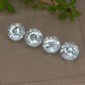 0.5ct Round Facet Light Blue Aquamarine Gem for sale 0.5ct Round Facet Light Blue Aquamarine Gem (ID: 495141)
