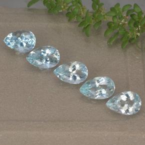 2.1ct Pear Facet Light Blue Aquamarine for sale thumb image of 2.1ct Pear Facet Light Blue Aquamarine (ID: 496568)